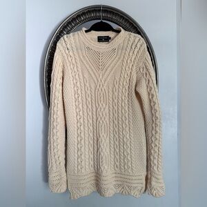 NWT‎ The Irish Store Cable Knit Sweater Dress